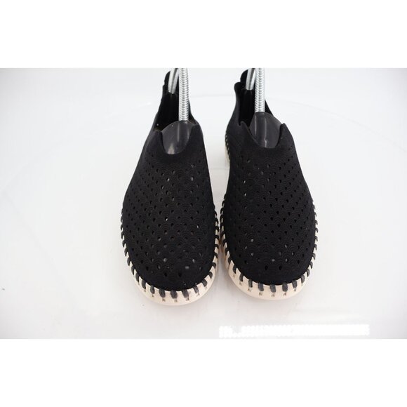 Ilse of Jacobsen Tulip Slip On Shoes Women's 38 8 Black White Flat Loafers Comfy - Picture 3 of 9